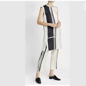 Theory  HANS STRIPE TWILL Dress Pants Set-NWOT